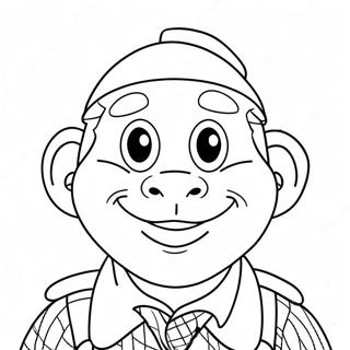 Funny Jory John Character Coloring Page | Jory John coloring page