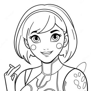 Miraculous Ladybug Coloring Page | Miraculous Ladybug coloring page