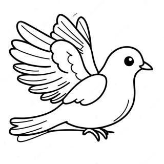 Dove Coloring Page | Dove coloring page