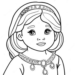 Prinzessin Ausmalbild für 7-jährige Mädchen | für 7-jährige Mädchen Ausmalbild