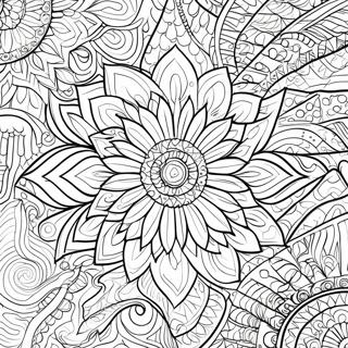 Intricate Tessellation Patterns Coloring Page | Tessellation Geometric coloring page