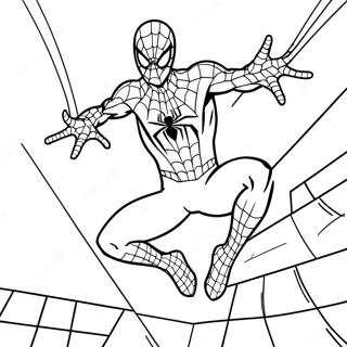 Page à colorier L'incroyable Spider-Man | Page de coloriage L'incroyable Spider-Man
