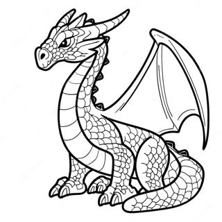 Ender Dragon Coloring Page | Ender Dragon coloring page