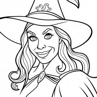 Wicked Witch Coloring Page | Wicked coloring page
