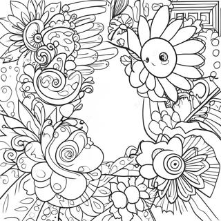 Colorful Pages Coloring Page | Pages coloring page
