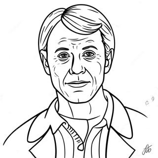 Serial Killer Coloring Page | Serial Killer coloring page