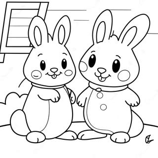 Max and Ruby Coloring Page | Max and Ruby coloring page