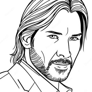 John Wick Coloring Page | John Wick coloring page