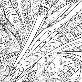 Arrow Coloring Page | Arrow coloring page