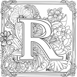 Alphabet for Adults Coloring Page | Alphabet for Adults coloring page