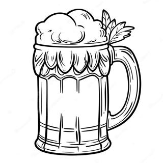 Oktoberfest Beer Stein Coloring Page | Oktoberfest coloring page