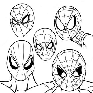 Spiderman 3 Villains Coloring Page | Spiderman 3 coloring page