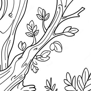 Branch Coloring Page | Branch coloring page