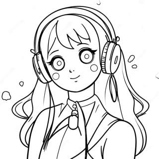 Vocaloid Coloring Page | Vocaloid coloring page