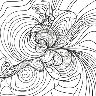 Colorful Swirl Marble Coloring Page | Marble coloring page