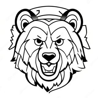 Memphis Grizzlies Logo Coloring Page | Memphis Grizzlies coloring page