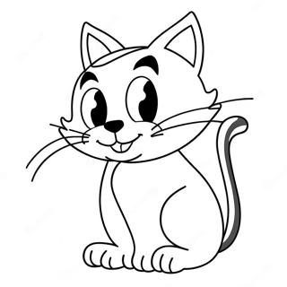 Funny Sylvester the Cat Coloring Page | Sylvester the Cat coloring page