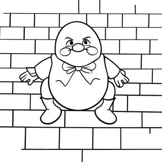 Humpty Dumpty Kleurplaten