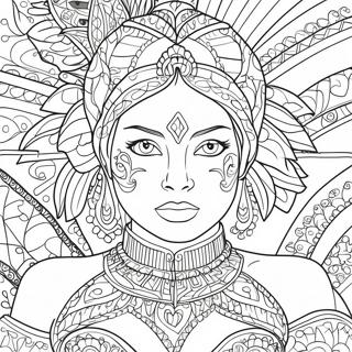 Detailed Body Outline Coloring Page | Body Outline coloring page