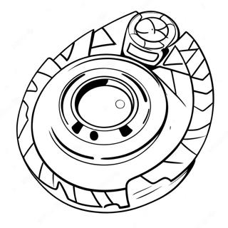 Spryzen Beyblade Coloring Page | Spryzen Beyblade coloring page