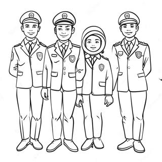 Odd Squad Agents in Action Coloring Page | Odd Squad coloring page