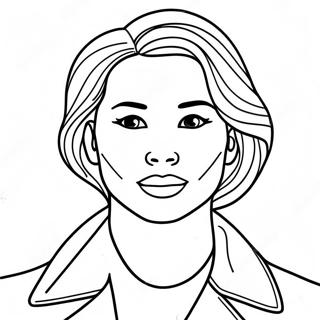 Empowering Activist Coloring Page | Social Justice coloring page