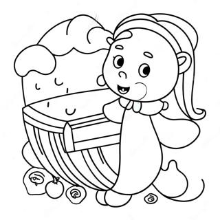 Nursery Rhyme Coloring Page | Nursery Rhyme coloring page
