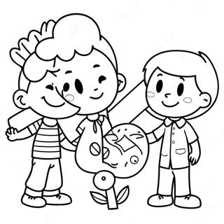 Proactive Kids Coloring Page | 7 Habits coloring page