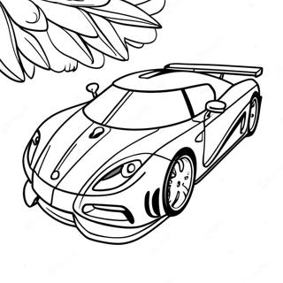 Koenigsegg Coloring Page | Koenigsegg coloring page