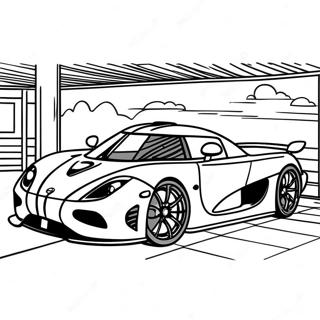 Koenigsegg Malvorlagen