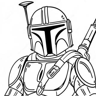 Mandalorian Coloring Page | Mandalorian coloring page