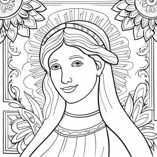 Serene Bible Verse Coloring Page | Bible Peace coloring page