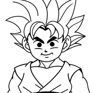 Goten Coloring Page | Goten coloring page