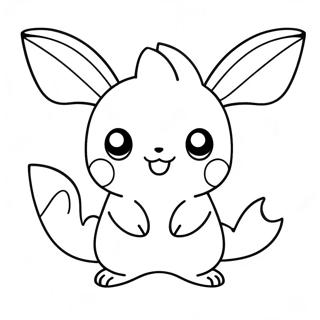 Cute Pokemon Coloring Page | Cute Pokemon coloring page