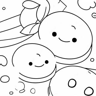 Delicious Chocolate Chip Cookie Coloring Page | Chocolate Chip Cookie coloring page