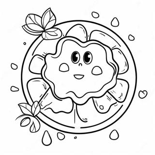 Waffle Coloring Page | Waffle coloring page