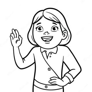 Adventurous Martha Speaks Coloring Page | Martha Speaks coloring page