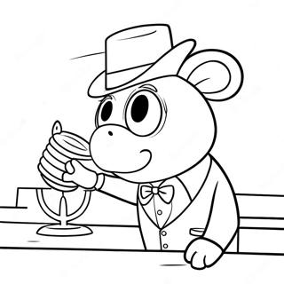 Mayor Humdinger Coloring Page | Mayor Humdinger coloring page