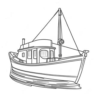 Boat Coloring Page | Boat coloring page
