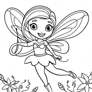 Bloom Winx Club Ausmalbild | Bloom Winx Club Ausmalbild