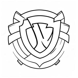 Warner Bros Logo Coloring Page | Warner Bros coloring page