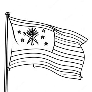 Colorful Ecuadorian Flag Coloring Page | Ecuador coloring page