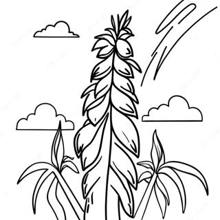 Cornstalk Coloring Pages