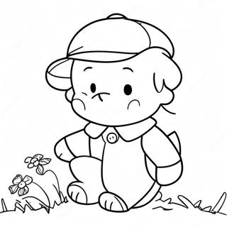 Adventurous Christopher Robin Coloring Page | Christopher Robin coloring page