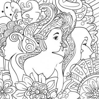 Colorful Pupla Coloring Page | Pupla coloring page