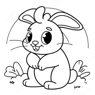 Bunzo Bunny Coloring Page | Bunzo Bunny coloring page