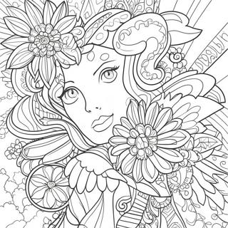 Line Art Coloring Page | Line coloring page