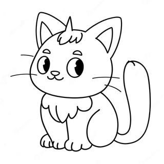 Cat Pokemon Coloring Page | Cat Pokemon coloring page