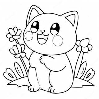 Cat Pokemon Coloring Pages