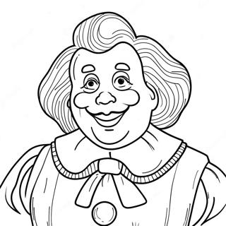 Ronald McDonald Coloring Page | Ronald McDonald coloring page